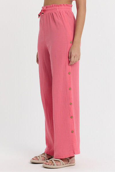 Heaven Ephesus MÜSLİN DÜĞMELİ BOL PAÇA PANTOLON - 2100