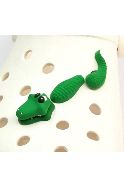 marimari 3 D Slipper Ornament (3 PIECES) Crocodile