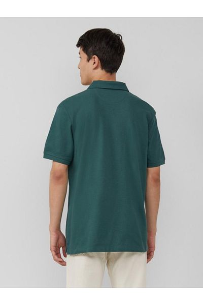 s.Oliver Men's Polo Shirt, Regular Fit Cotton, Dark Green, Xl