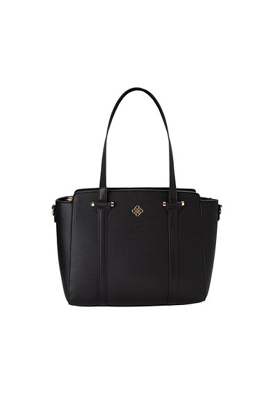 BATA Textured Handbag Black