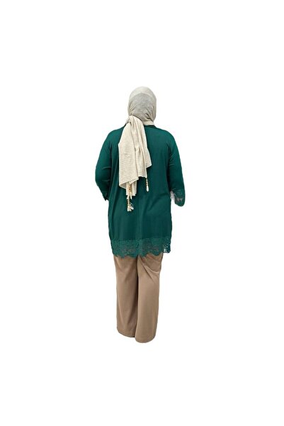 Sevda Kılınç Τουνίκ με δαντέλα μεγάλου μεγέθους