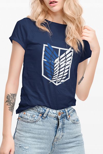 qoeuyl boutique Attack on Titan Anime Printed Fun Gift Unisex T-Shirt