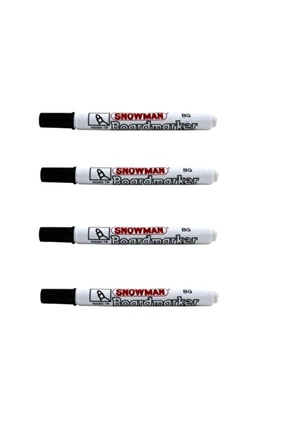 WHITEBOARD MARKER ALCOHOL BASED BLACK ( 4 PCS)