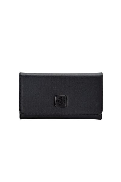BATA Textured Tri-fold Wallet Black