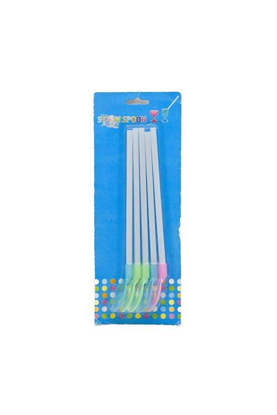 Other 5-piece multi-colored spoon-shaped lollipops