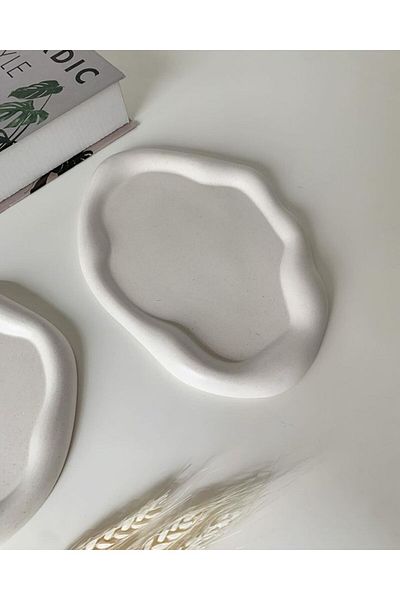 Willuxe Δίσκος Διακοσμητικό Στολίδι Δίσκος Παρουσίασης Σύννεφο