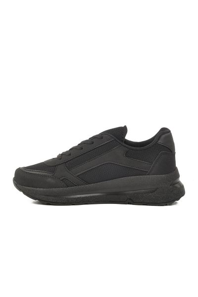 WALKWAY 2420 g Black Nubuck Kids Sneakers