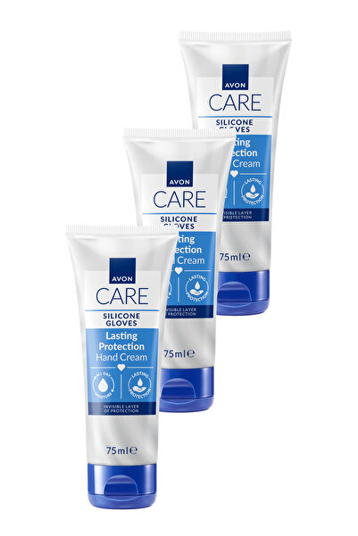 AVON Care Silikon ve Gliserin İçeren El Kremi 75 Ml. Üçlü Set