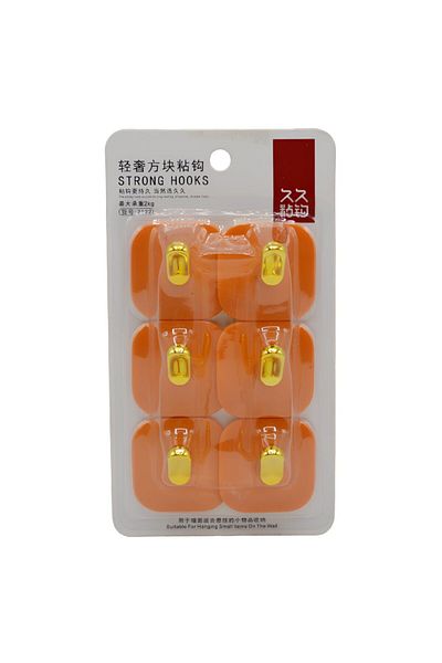 Generic 6pcs Self Adhesive Wall Hook