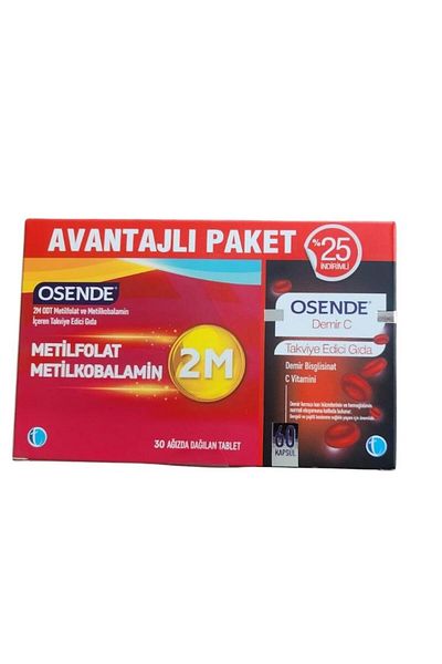 Tab İlaç Osende 2m 30 Tablets + Osende Iron C 60 Capsules Code