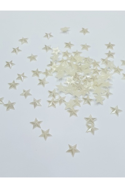 CRYSTALSHOP Star Pearl - cremă de 10 mm (500 bucăți)