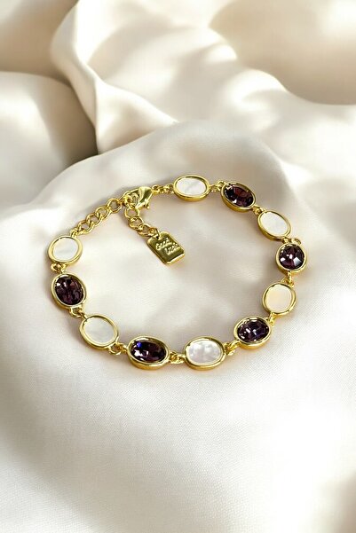 Elifsu Jewelry Zirkon Ve Taşlı Çelik Bileklik