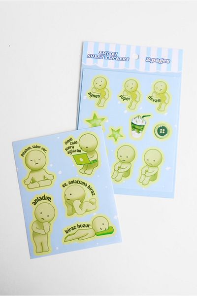 EFBUTİK Smiski Sticker Set of 2