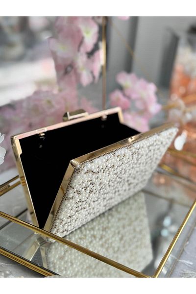 Blacktavern EVENING DRESS PEARL Rhinestone BAG