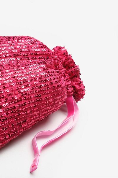 Le Mabelle Fuchsia Sequined Girl's Bag