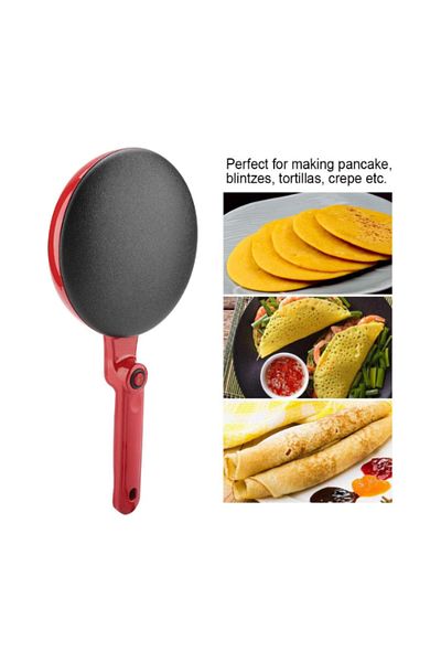 MACON Automatic Temperature Control Crepe Maker – Non-Stick Pan for Quick Breakfast