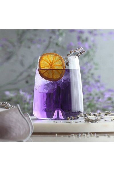 LAV Tra359 Terra Special Design Soft Drink Glass 3 Pcs 360 Cc