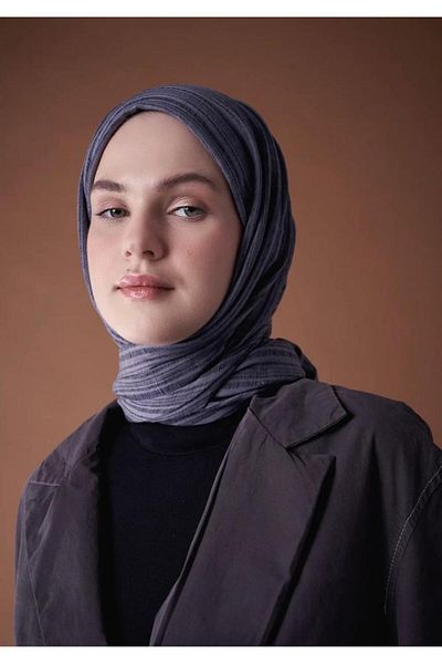 Modakaşmir شال قطني أنثراسايت ميستو