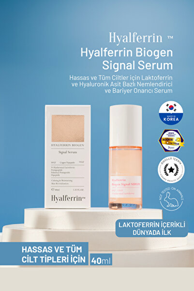 Hyalferrin Biogen Signal Serum | 40 ml | Laktoferrin Ve Hyaluronik Asit | Has...