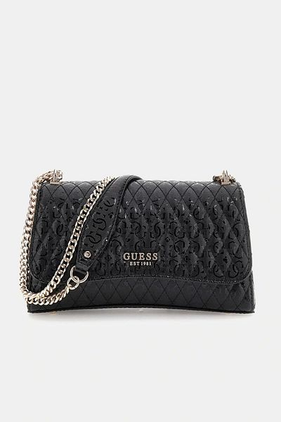Guess حقيبة كروس نسائية سوداء قابلة للتحويل من Betula Xbody Hwgg9626210-bla