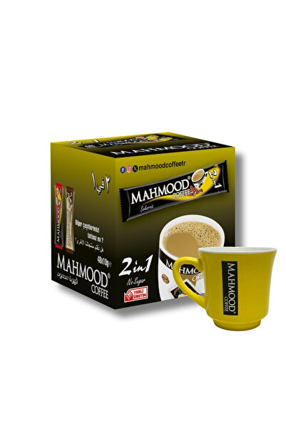 Mahmood Coffee 2'si 1 Arada Hazır Kahve 48 Adet Ve Kupa Bardak