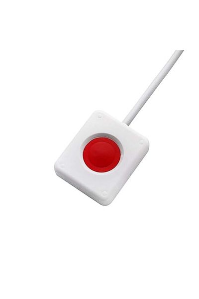 PNGKNYOCN Emergency call button PNGKNYOCN, white/red, 6.3 mm plug, 2 m