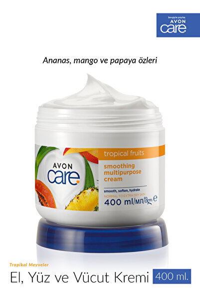 AVON Care Tropical Cream 400 ml - Multi-Purpose Fruits