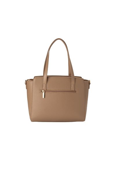 BATA Textured Handbag Beige