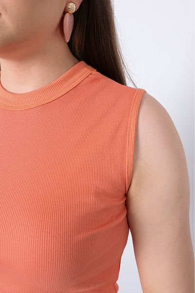 Linvey Camisole Zero Sleeve Crew Neck Tank Top Blouse