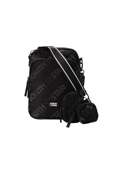 BATA Patterned Sling Bag Black