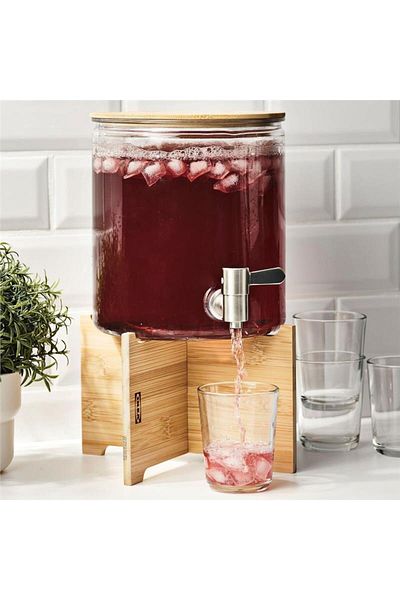 IKEA Ögontröst Jug Stand Bamboo 22X22X14 cm 10539108