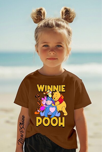 New Shine Dječja majica sa printom Vinija Puh-a, velika veličina