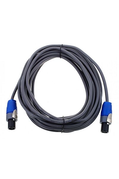 NEUTRIK Speaker audio cable, with Neutrik speakon plugs, 2 x 2.5mm thickness, 15 meters long