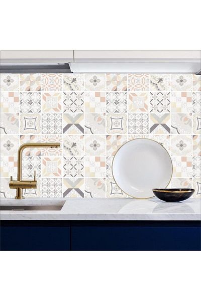 Bigaimaj 60cm x 100cm Πάγκος Κουζίνας Φύλλο Επικάλυψης - Πέτρινο Μοτίβο και Αυτοκόλλητο