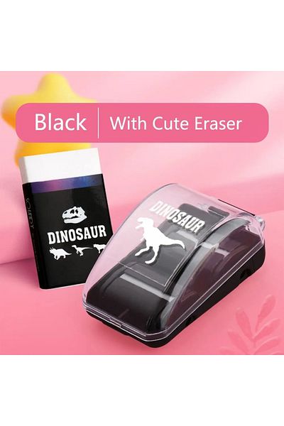 Choice Black Mini Eraser Crumb Collectors Portable Desktop Vacuum Cleaner With Cute Eraser Manual Desktop S