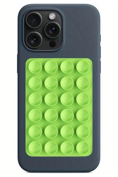 Silikon Vakumlu Telefon Tutucu, Cep Telefonu için Silikon Yapışkanlı, Kaymaz Vantuz Telefon Tutucu