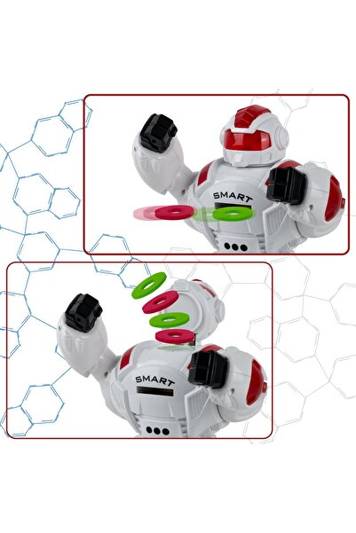 Birlik Oyuncak Uzaktan Kumandalı Disk Atan Savaşçı Robot - Akıllı Oyuncak Robot