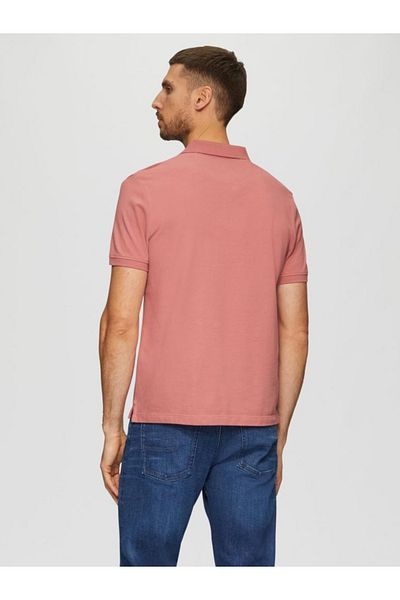 s.Oliver Men's Polo Shirt, Cotton, Regular Fit, Logo, Dusty Pink, 2xl