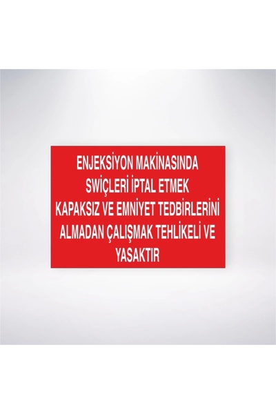 Reysa Tasarım إلغاء المفاتيح في آلة الحقن خالية من الغطاء وخطر العمل دون اتخا...