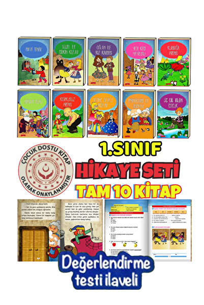 Ata Yayıncılık 1.sınıflar Için Kitap Okumayı Sevdiren 10'lu Hikaye Kitabı Seti