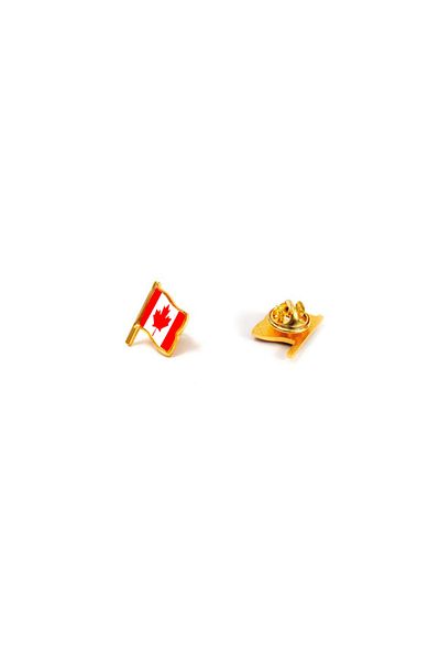 Arhi Design Canada flag pin badge, 2 pieces