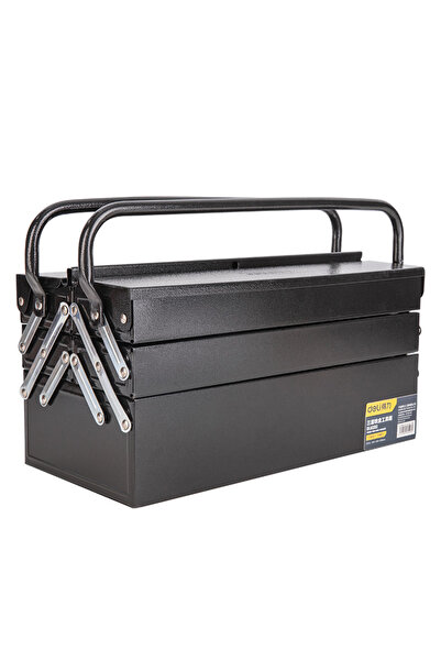 Deli Metal Toolbox with Handle 3 Levels for Tools Deli