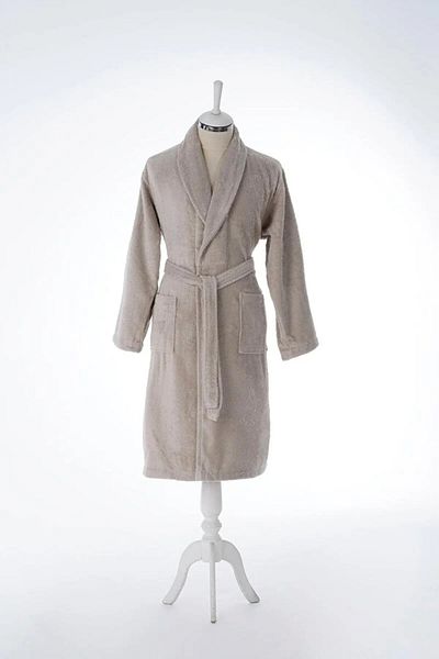 Özdilek 100% βαμβακερό Colorist Shawl Collar Μπουρνούζι Χώμα