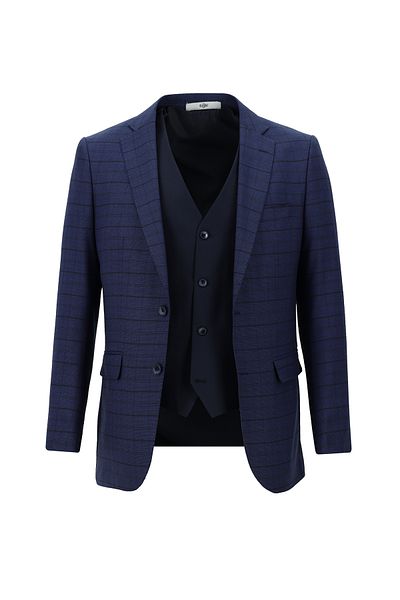 Kiğılı Regular Fit Combination Suit with Vest