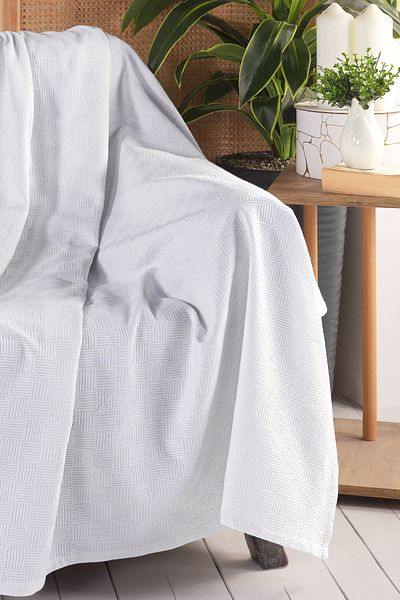 Güvenal Pique Jacquard 100% βαμβακερό μονό πικέ