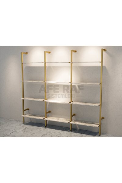 AFE DEKOR Mağaza Raf Sistemi, Askılık Sistemi, Butik Rafı, Mağaza Stand, Giyinme Odası- 195*250