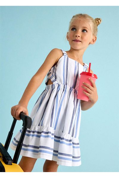 MAYORAL Rochie cu dungi pentru fete Albastru 3965