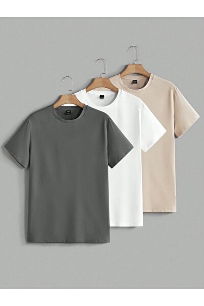 PAVRO Tricou unisex Pavro cu croială confortabilă, de culoare uni, în mai mul...