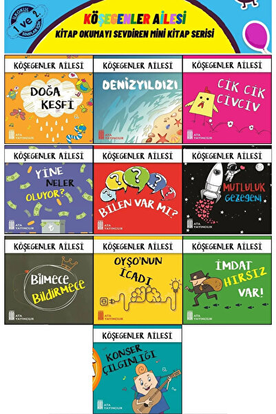 Ata Yayıncılık 1.sınıflar Için Kitap Okumayı Sevdiren Mini Kitaplar Serisi