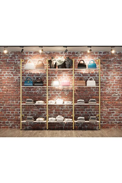 AFE DEKOR Mağaza Raf Sistemi, Askılık Sistemi, Butik Rafı, Mağaza Stand, Giyinme Odası- 195*250